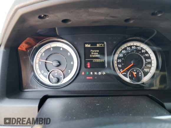 2017 Ram 1500 Express with VIN 3C6RR7KT0HG573802, listed as a Copart auction lot 65900404 with 100,654 mi miles and Salvage title. Bid and sale history available at DreamBid. Image 9.