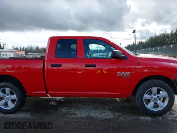 2024 Ram 1500 SLT with VIN 1C6RR7GG9RS149234, listed as a IAAI auction lot 41799053 with 33,586 mi miles and . Bid and sale history available at DreamBid. Image 14.
