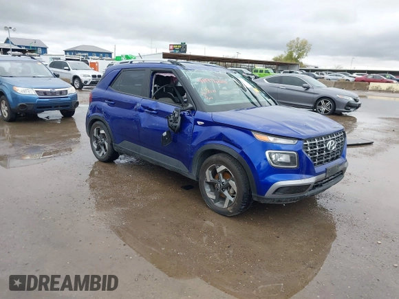 2023 Hyundai Venue Limited with VIN KMHRC8A34PU212968, listed as a IAAI auction lot 41197224 with 34,856 mi miles and . Bid and sale history available at DreamBid. Image 1.
