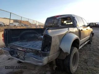 2008 Dodge Ram 3500 Laramie with VIN 3D3MX49A28G188731, listed as a Copart auction lot 85247154 with 214,578 mi miles and Salvage Title. Bid and sale history available at carsss.com. Image 3.