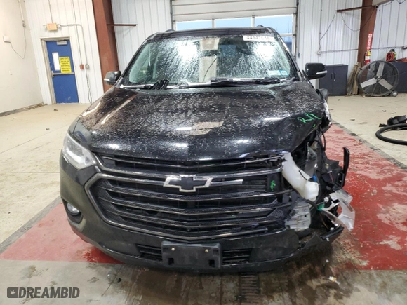 2019 Chevrolet Traverse Premier with VIN 1GNEVKKW3KJ174332, listed as a Copart auction lot 44147545 with 0 mi miles and Salvage Title. Bid and sale history available at carsss.com. Image 5.