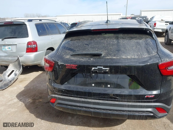 2025 Chevrolet Trax 2RS with VIN KL77LJEP7SC079702, listed as a IAAI auction lot 41571674 with 4,789 mi miles. Bid and sale history available at carsss.com. Image 16.
