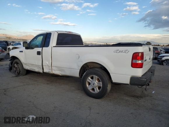 2008 Ford F-150 XL with VIN 1FTRF14V68KD58687, listed as a Copart auction lot 84562064 with 189,533 mi miles and Salvage Title. Bid and sale history available at carsss.com. Image 2.