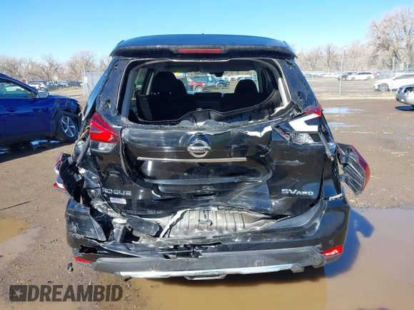 2019 Nissan Rogue SV with VIN KNMAT2MV4KP507393, listed as a IAAI auction lot 41702759 with 108,821 mi miles. Bid and sale history available at carsss.com. Image 16.