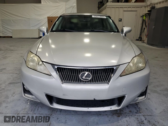 2012 Lexus IS 250 with VIN JTHCF5C29C5053856, listed as a Copart auction lot 55823865 with 187,467 mi miles and Clean Title. Bid and sale history available at DreamBid. Image 5.