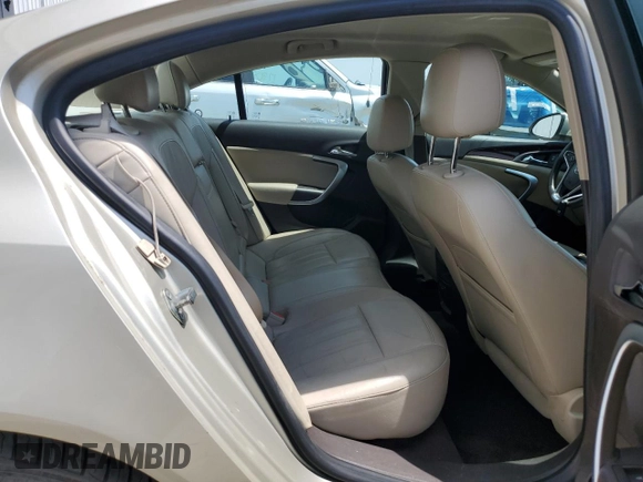 2014 Buick Regal Premium I with VIN 2G4GP5EX3E9322525, listed as a Copart auction lot 60653634 with 106,349 mi miles and Salvage Title. Bid and sale history available at DreamBid. Image 10.
