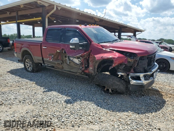 2019 Ford F-250 XL with VIN 1FT7W2BT5KEF75118, listed as a Copart auction lot 54693825 with 121,705 mi miles and Salvage title. Bid and sale history available at DreamBid. Image 4.