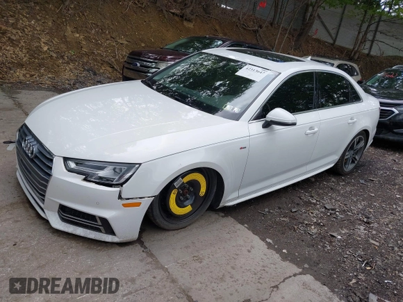 2018 Audi A4 Premium Plus z VIN WAUENAF46JA149268, wystawiony jako IAAI lot #42313647 z przebiegiem 88 562 mil mil oraz . Historia ofert i sprzedaży dostępna na DreamBid. Obrazek 19.