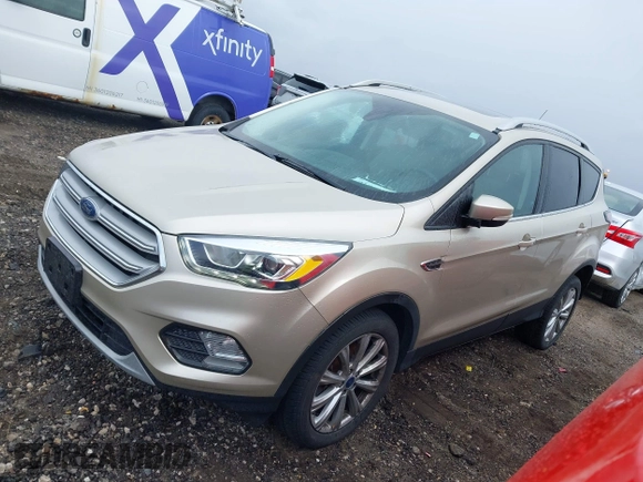 2017 Ford Escape Titanium with VIN 1FMCU9JD1HUB05881, listed as a IAAI auction lot 41966842 with 185,963 mi miles. Bid and sale history available at carsss.com. Image 17.