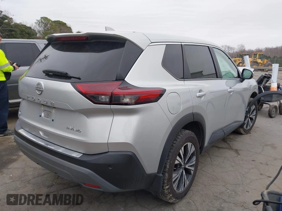 2022 Nissan Rogue SV with VIN 5N1BT3BB8NC672115, listed as a IAAI auction lot 41508310 with 65,614 mi miles. Bid and sale history available at carsss.com. Image 4.