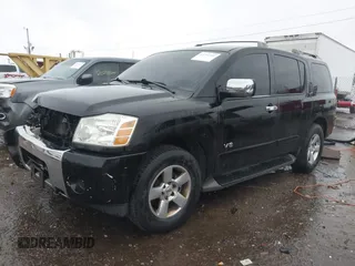 2007 Nissan Armada SE with VIN 5N1AA08C17N715135, listed as a IAAI auction lot 42292190 with 188,073 mi miles and . Bid and sale history available at DreamBid. Image 2.