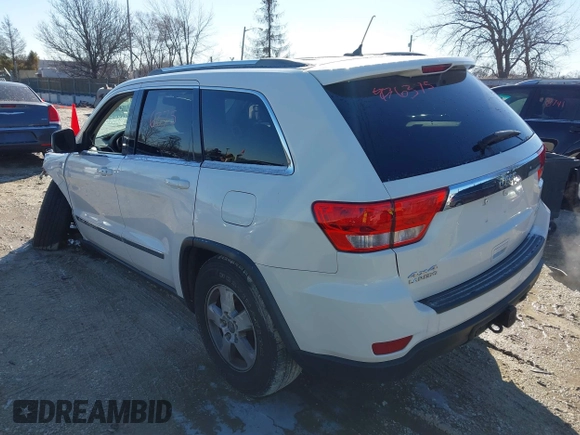 2012 Jeep Grand Cherokee Laredo with VIN 1C4RJFAGXCC224138, listed as a IAAI auction lot 41736375 with 133,383 mi miles. Bid and sale history available at carsss.com. Image 3.