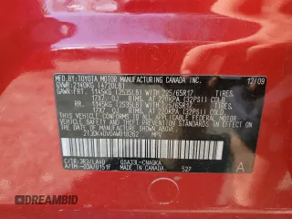 2010 Toyota RAV4 Limited with VIN 2T3DK4DV0AW018262, listed as a Copart auction lot 62106645 with 155,887 mi miles and Salvage title. Bid and sale history available at DreamBid. Image 13.