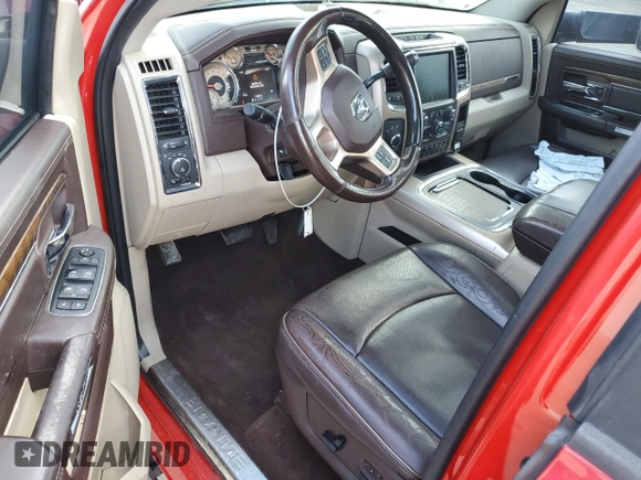 2016 Ram 2500 Laramie Longhorn with VIN 3C6UR5GL4GG259785, listed as a Copart auction lot 76971334 with 147,909 mi miles and Salvage title. Bid and sale history available at DreamBid. Image 8.