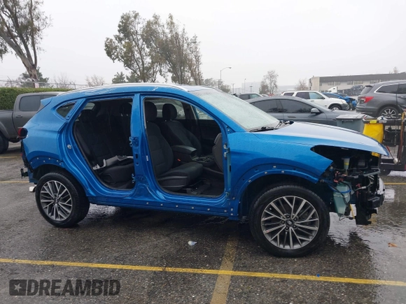 2019 Hyundai Tucson Ultimate with VIN KM8J3CAL9KU990451, listed as a IAAI auction lot 41546822 with 83,536 mi miles. Bid and sale history available at carsss.com. Image 14.
