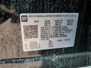 2024 GMC Terrain SLT z VIN 3GKALPEG7RL397558, wystawiony jako Copart lot #54905685 z przebiegiem 2 998 mil mil oraz Szkoda całkowita • Salvage title. Historia ofert i sprzedaży dostępna na DreamBid. Obrazek 14.