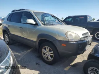 2008 Hyundai Tucson SE with VIN KM8JN12D88U895247, listed as a Copart auction lot 75433954 with 125,198 mi miles and Salvage Title. Bid and sale history available at carsss.com. Image 4.