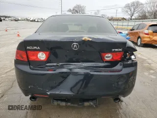 2004 Acura TSX with VIN JH4CL96814C011551, listed as a Copart auction lot 45917975 with 289,921 mi miles and Salvage Title. Bid and sale history available at carsss.com. Image 6.