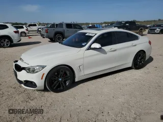 2017 BMW 4 Series 430i with VIN WBA4F7C59HG437642, listed as a Copart auction lot 48857055 with 110,766 mi miles and Salvage Title. Bid and sale history available at carsss.com. Image 1.