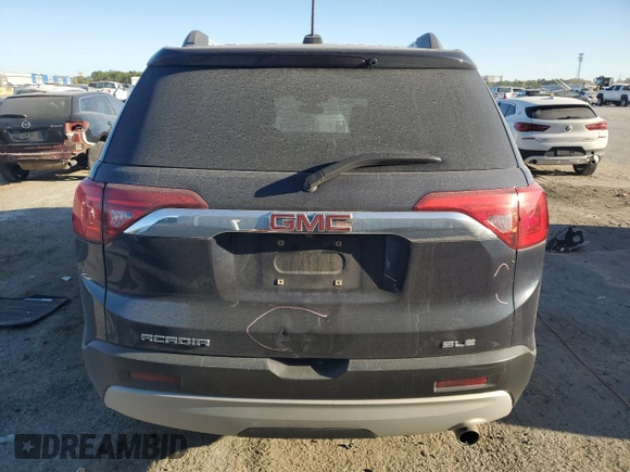 2017 GMC Acadia SLE with VIN 1GKKNLLAXHZ191177, listed as a Copart auction lot 49694455 with 128,002 mi miles and Salvage Title. Bid and sale history available at carsss.com. Image 6.