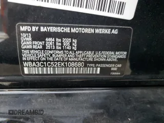 2014 BMW 3 Series 328i with VIN WBA3C1C52EK108680, listed as a Copart auction lot 79512294 with 73,045 mi miles and Salvage Title. Bid and sale history available at carsss.com. Image 12.