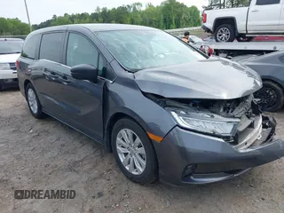 2021 Honda Odyssey LX с VIN 5FNRL6H20MB009280, выставлен на аукционе IAAI как лот 42037223 с пробегом 55 014 миль миль и . История ставок и продаж доступна на DreamBid. Изображение 1.