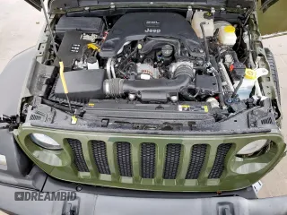 2021 Jeep Wrangler Unlimited Sport S with VIN 1C4HJXDG7MW708491, listed as a Copart auction lot 54859865 with 8,319 mi miles and Clean Title. Bid and sale history available at carsss.com. Image 12.