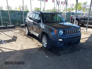 2017 Jeep Renegade Latitude z VIN ZACCJBBB8HPF61752, wystawiony jako IAAI lot #42096538 z przebiegiem 97 204 mil mil oraz . Historia ofert i sprzedaży dostępna na DreamBid. Obrazek 1.