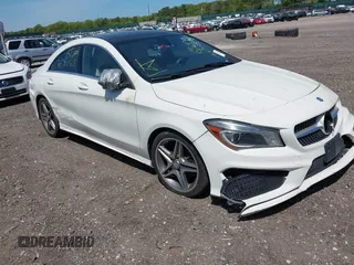 2014 Mercedes-Benz CLA 250 with VIN WDDSJ4GB0EN156088, listed as a IAAI auction lot 42234216 with Not provided miles and . Bid and sale history available at DreamBid. Image 1.