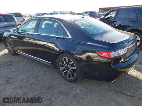 2017 Lincoln Continental Reserve with VIN 1LN6L9RP3H5628165, listed as a IAAI auction lot 41489434 with 143,171 mi miles. Bid and sale history available at carsss.com. Image 3.