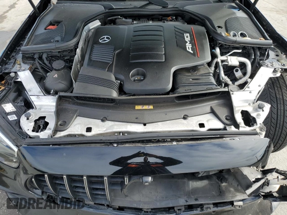 2021 Mercedes-Benz E-Class AMG E 53 with VIN W1KZF6BB2MA935839, listed as a Copart auction lot 86156364 with 28,290 mi miles and Non Repairable. Bid and sale history available at carsss.com. Image 11.