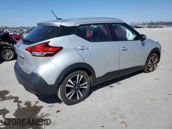 2020 Nissan Kicks SV with VIN 3N1CP5CV6LL490726, listed as a Copart auction lot 49551945 with 116,910 mi miles and Salvage Title. Bid and sale history available at DreamBid. Image 3.