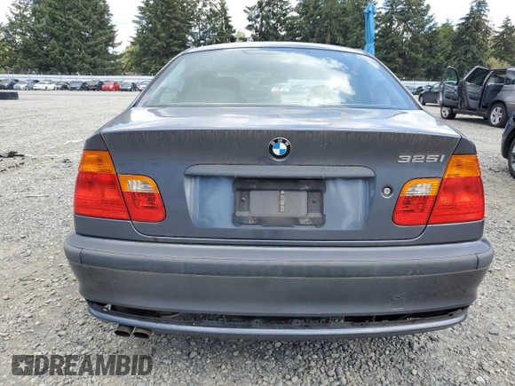 2001 BMW 3 Series 325i with VIN WBAAV33421FU88529, listed as a Copart auction lot 68473354 with 158,806 mi miles and Salvage Title. Bid and sale history available at carsss.com. Image 6.