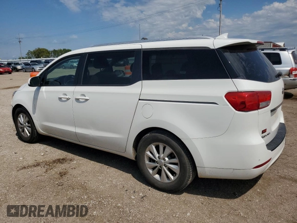 2016 Kia Sedona LX with VIN KNDMB5C1XG6162111, listed as a Copart auction lot 66929384 with 72,555 mi miles and Salvage Title. Bid and sale history available at carsss.com. Image 2.