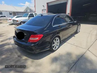 2014 Mercedes-Benz C 250 Sport with VIN WDDGF4HB3EA957269, listed as a Copart auction lot 65226545 with 100,479 mi miles and Clean title. Bid and sale history available at DreamBid. Image 4.