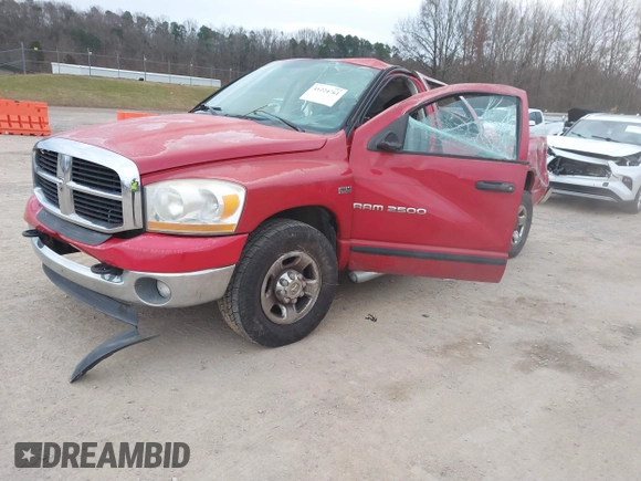 2006 Dodge Ram 2500 SLT with VIN 3D7KR28D16G114956, listed as a IAAI auction lot 41224761 with 285,195 mi miles. Bid and sale history available at carsss.com. Image 2.
