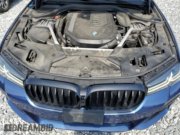 2022 BMW 5 Series 540i xDrive with VIN WBA73BJ07NCH66751, listed as a Copart auction lot 53653415 with 60,059 mi miles and Salvage title. Bid and sale history available at DreamBid. Image 11.