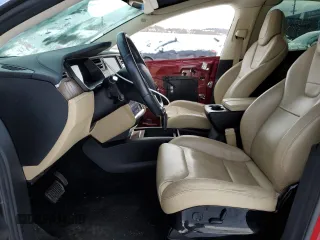 2016 Tesla Model X 70D with VIN 5YJXCAE23GF004772, listed as a Copart auction lot 45426655 with 77,453 mi miles and Salvage Title. Bid and sale history available at DreamBid. Image 7.