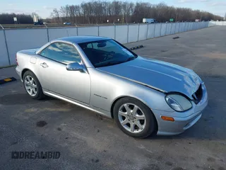 2001 Mercedes-Benz SLK 230 Kompressor with VIN WDBKK49F71F187400, listed as a IAAI auction lot 41234092 with 168,219 mi miles and . Bid and sale history available at DreamBid. Image 1.