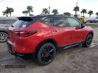 2022 Chevrolet Blazer RS with VIN 3GNKBERS7NS136492, listed as a Copart auction lot 58166205 with Not provided miles and Non repairable. Bid and sale history available at DreamBid. Image 3.