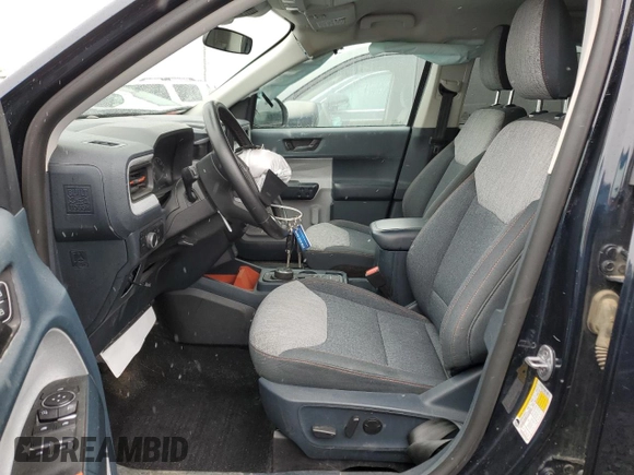 2023 Ford Maverick XL with VIN 3FTTW8F90PRA02339, listed as a Copart auction lot 50934425 with 34,386 mi miles and Salvage Title. Bid and sale history available at DreamBid. Image 7.