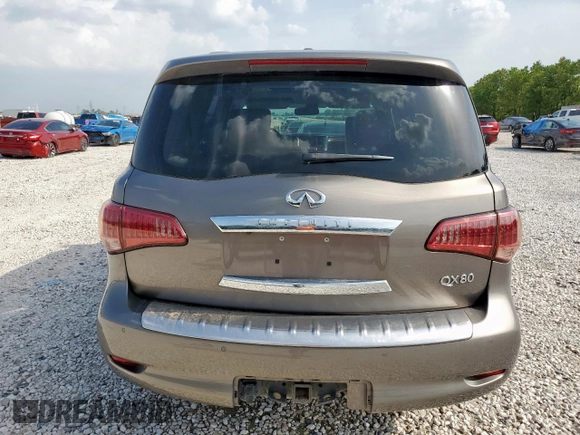 2016 Infiniti QX80 with VIN JN8AZ2NF3G9611394, listed as a Copart auction lot 63122345 with 165,281 mi miles and Salvage title. Bid and sale history available at DreamBid. Image 6.
