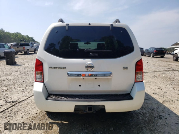 2009 Nissan Pathfinder LE с VIN 5N1AR18U59C614542, выставлен на аукционе Copart как лот 61958245 с пробегом 181 806 миль миль и Списание • Salvage title. История ставок и продаж доступна на DreamBid. Изображение 6.