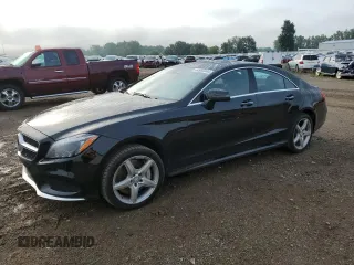 2015 Mercedes-Benz CLS-Class CLS 550 with VIN WDDLJ9BB3FA153994, listed as a Copart auction lot 64994444 with 92,413 mi miles and Clean Title. Bid and sale history available at carsss.com. Image 1.