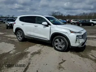 2022 Hyundai Santa Fe SEL with VIN 5NMS6DAJ6NH411044, listed as a Copart auction lot 52317385 with 44,482 mi miles and Salvage Title. Bid and sale history available at carsss.com. Image 12.