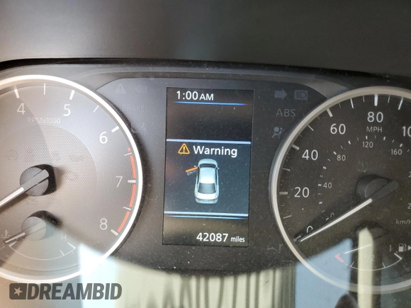 2024 Nissan Sentra S with VIN 3N1AB8BV5RY287699, listed as a Copart auction lot 50720355 with 42,087 mi miles and Salvage title. Bid and sale history available at DreamBid. Image 9.