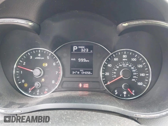 2017 Kia Forte LX with VIN 3KPFK4A79HE124164, listed as a IAAI auction lot 41684647 with 134,058 mi miles and . Bid and sale history available at carsss.com. Image 7.