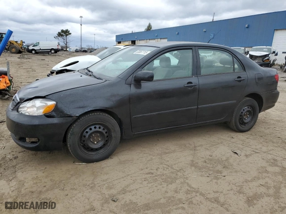 2008 Toyota Corolla CE with VIN 2T1BR32E38C863370, listed as a Copart auction lot 53067715 with 195,112 mi miles and Clean Title. Bid and sale history available at carsss.com. Image 1.