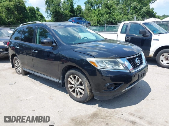 2014 Nissan Pathfinder S with VIN 5N1AR2MM7EC616167, listed as a IAAI auction lot 42667792 with 180,816 mi miles and . Bid and sale history available at DreamBid. Image 1.