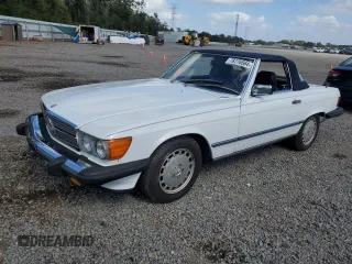 1986 Mercedes-Benz 560 with VIN WDBBA48D6GA045743, listed as a Copart auction lot 78776564 with 116,013 mi miles and Salvage Title. Bid and sale history available at carsss.com. Image 1.